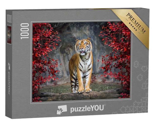 Puzzle 1000 Teile „Porträt eines Tigers“