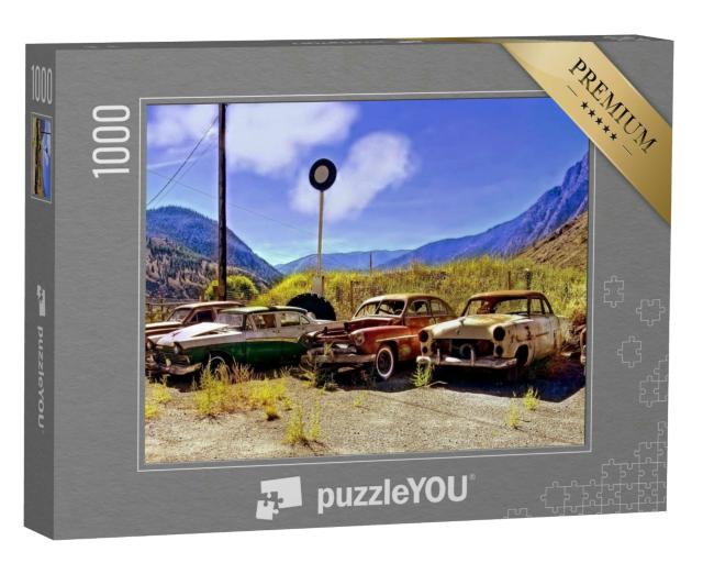 Puzzle 1000 Teile „Ausrangierte Oldtimer“