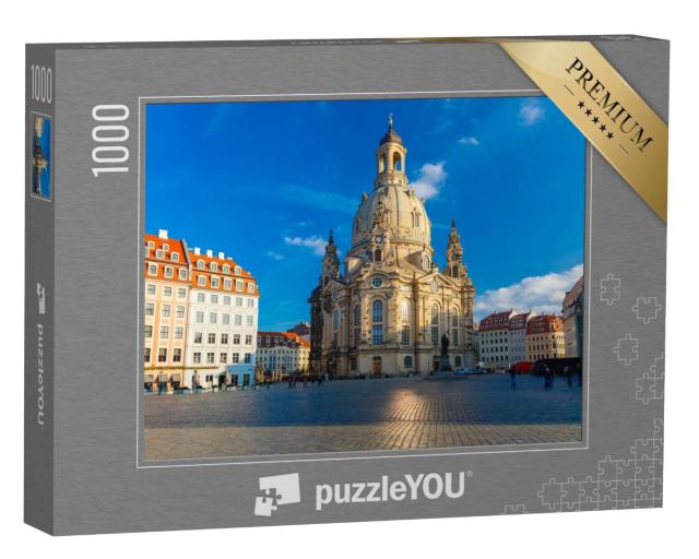 Puzzle 1000 Teile „Frauenkirche in Dresden, Deutschland“