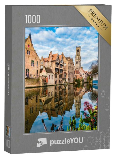 Puzzle 1000 Teile „Mittelalterliche Gebäude in Brügge, Belgien“