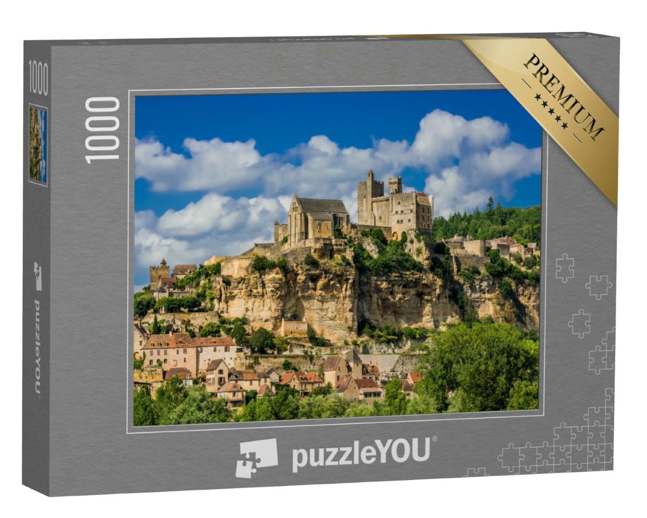 Puzzle 1000 Teile „Schloss Dordogne, Perigord, Frankreich“