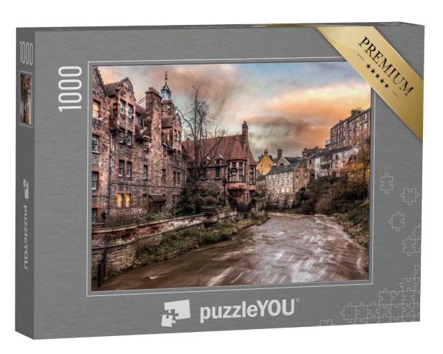 Puzzle 1000 Teile „Dean Dorf in Edinburgh, Schottland“