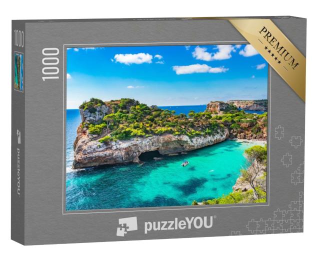 Puzzle 1000 Teile „Strand von Mallorca, Spanien, Mittelmeer“