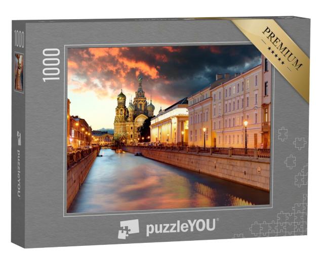 Puzzle 1000 Teile „Kirche von Sankt Petersburg, Russland“