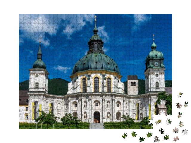 Puzzle 1000 Teile „Abtei Ettal, Oberammergau in Bayern“