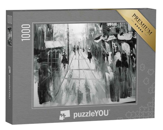 Puzzle 1000 Teile „Impression einer Stadt“