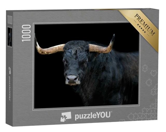 Puzzle 1000 Teile „Porträt eines Stieres  “