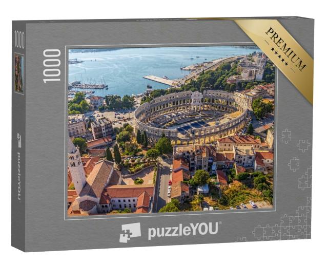 Puzzle 1000 Teile „Römische Arena von Pula: UNESCO-Weltkulturerbe, Kroatien“