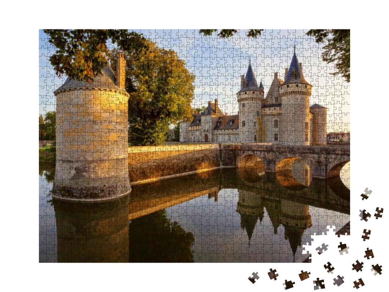 Puzzle 1000 Teile „Sully-sur-loire, Frankreich - Schloss im Loire-Tal“