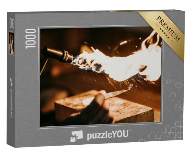 Puzzle 1000 Teile „Goldschmiederei, ein Kunsthandwerk“