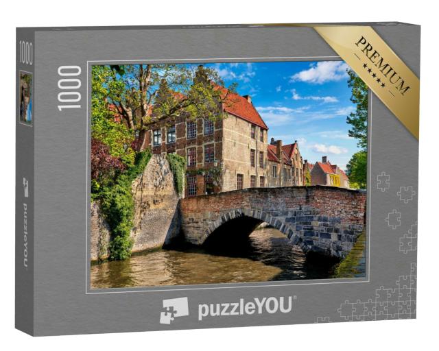 Puzzle 1000 Teile „Malerisches Brügge, Belgien “