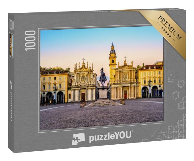 Puzzle 1000 Teile „Piazza San Carlo, Turin, Italien“