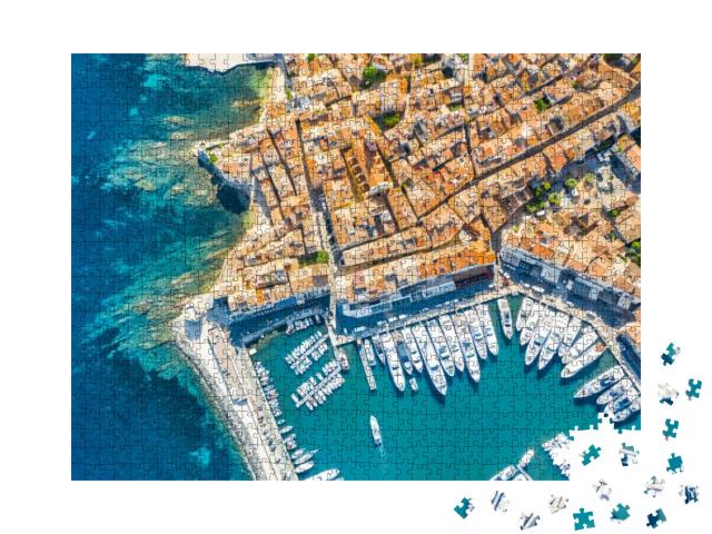 Puzzle 1000 Teile „Blick auf Saint-Tropez, Cote d'Azur, Frankreich“