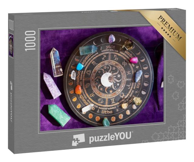 Puzzle 1000 Teile „Edelsteine für Tierkreiszeichen“