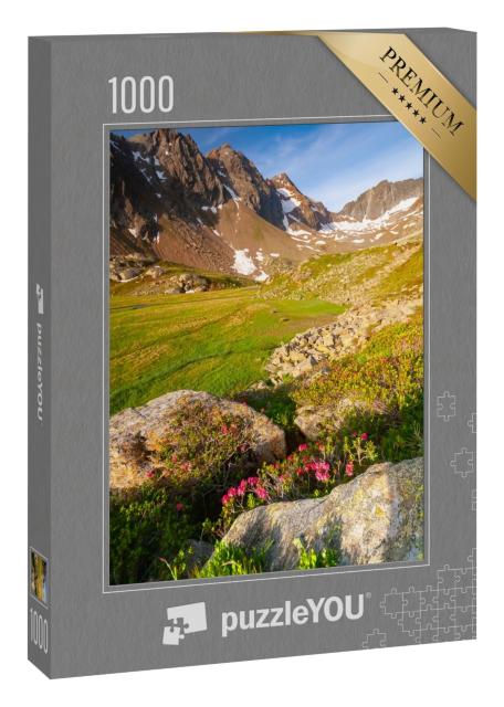 Puzzle 1000 Teile „Wunderschöne Stubaier Berge, Tirol“