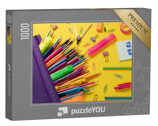Puzzle 1000 Teile „Büromaterial“
