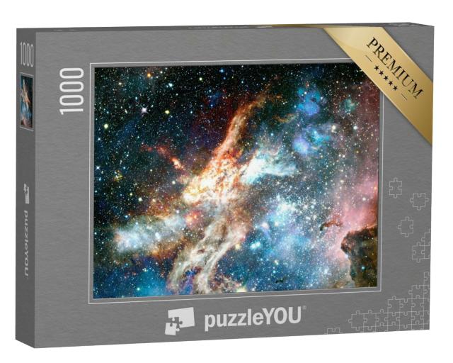 Puzzle 1000 Teile „Unendliches Universum: Elemente dieses Bildes von der NASA“