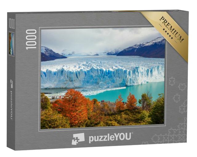 Puzzle 1000 Teile „Der Perito-Moreno-Gletscher im Nationalpark Los Glaciares, Santa Cruz, Argentinien“