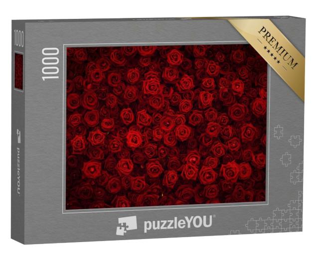 Puzzle 1000 Teile „Rote Rosen“