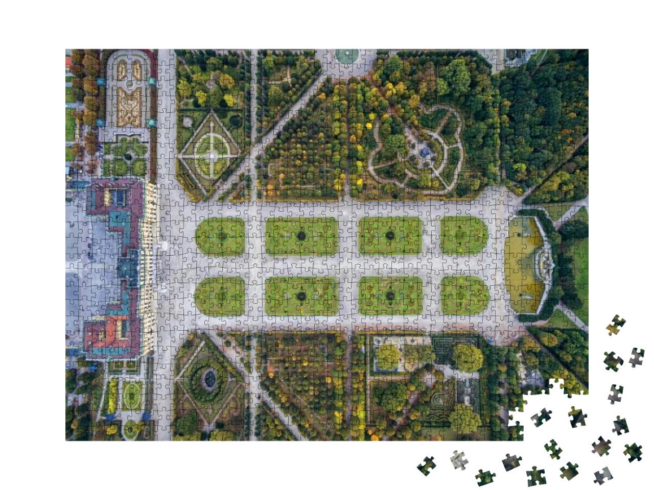 Puzzle 1000 Teile „Schloss Schönbrunn mit Garten, Wien“