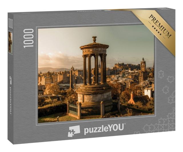 Puzzle 1000 Teile „Sonniger Herbsttag in Edinburgh“