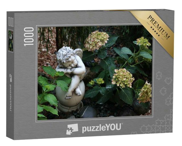 Puzzle 1000 Teile „Engel im Garten “