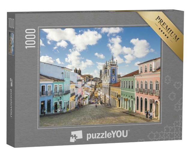 Puzzle 1000 Teile „Pelourinho, Altstadt-Viertel in Salvador da Bahia, Brasilien“