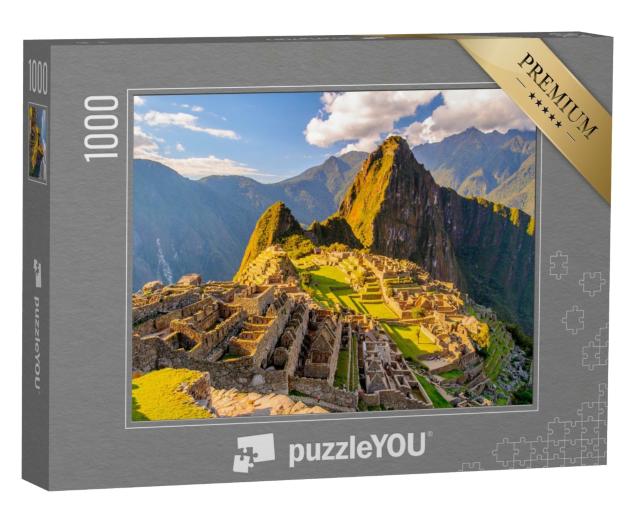 Puzzle 1000 Teile „Peru, Südamerika: Machu Picchu, UNESCO-Weltkulturerbe“