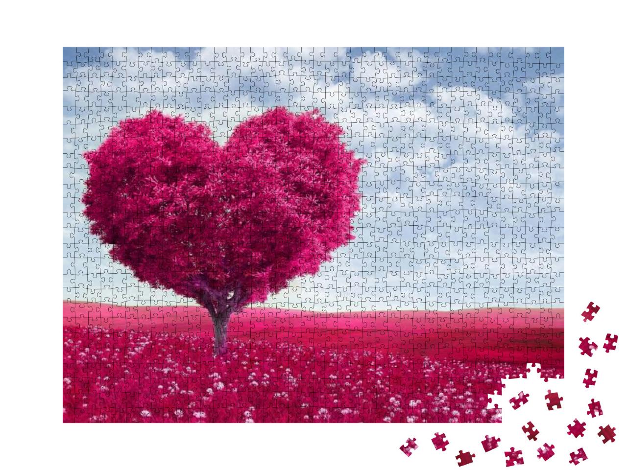 Puzzle 1000 Teile „Purple Heart“