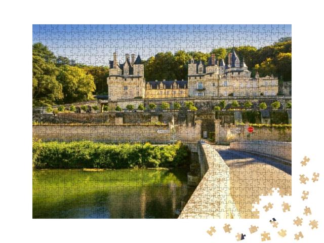 Puzzle 1000 Teile „Chateau d'Usse, Loire-Tal, Frankreich“