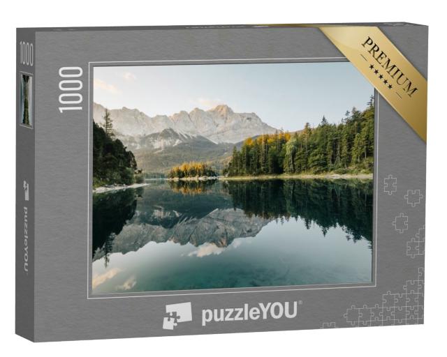 Puzzle 1000 Teile „Eibsee bei Grainau, Bayern, Deutschland“