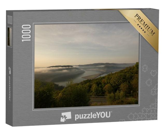 Puzzle 1000 Teile „Blick auf den Edersee im Sommer“