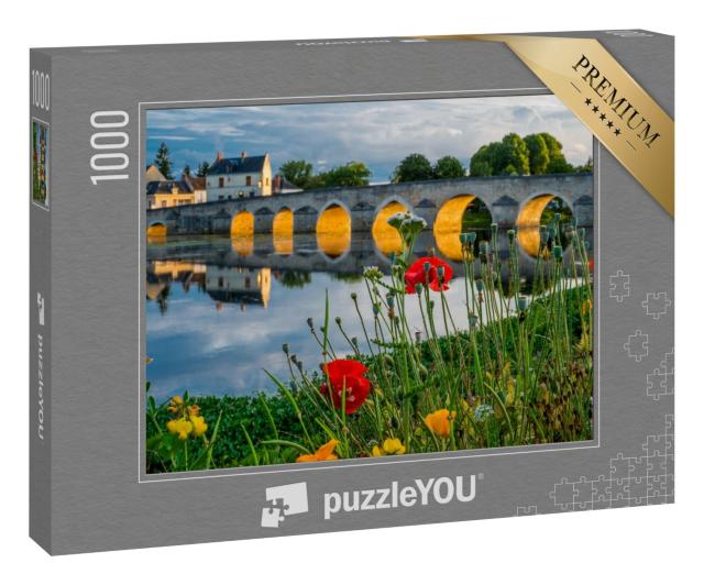 Puzzle 1000 Teile „Montrichard, Loire-Tal, Frankreich “