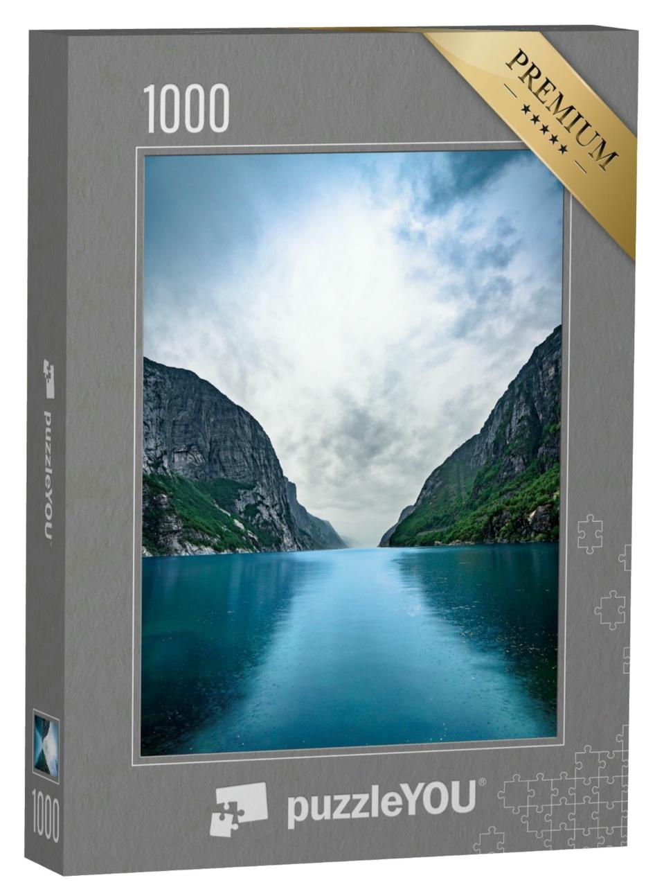 Puzzle 1000 Teile „Norwegischer Fjord“