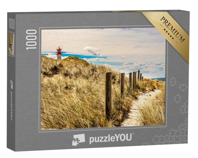 Puzzle 1000 Teile „Leuchtturm auf Sylt, Nordsee, Deutschland“