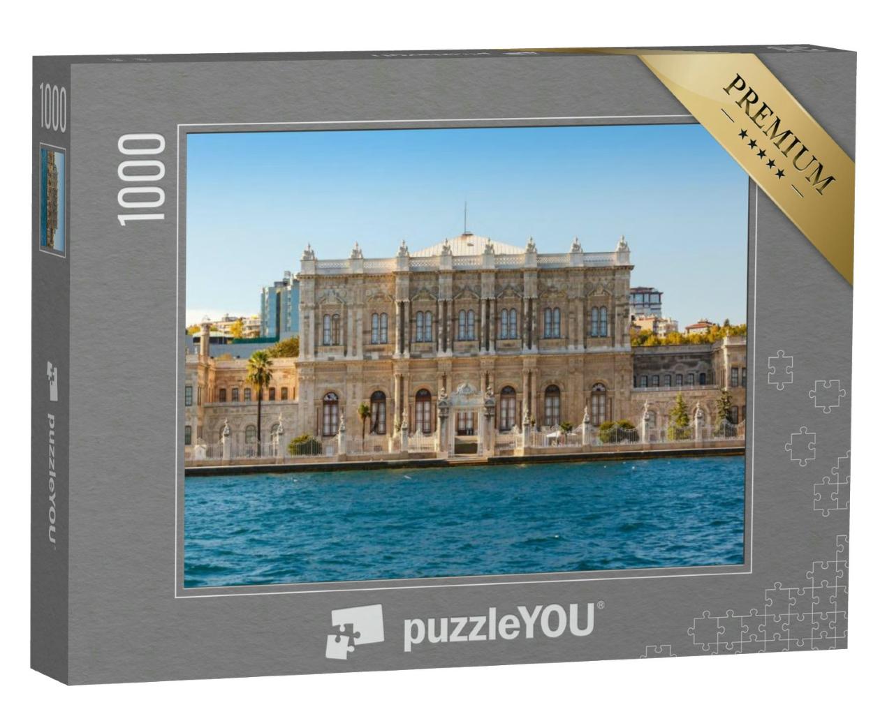 Puzzle 1000 Teile „Dolmabahce-Palast in Istanbul am europäischen Bosporus“
