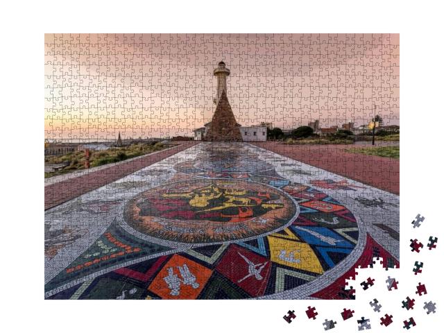 Puzzle 1000 Teile „Park im Stadtzentrum von Port Elizabeth“