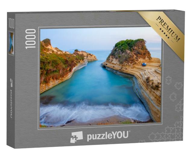 Puzzle 1000 Teile „Strand von Canal d'Amour, Korfu, Griechenland“
