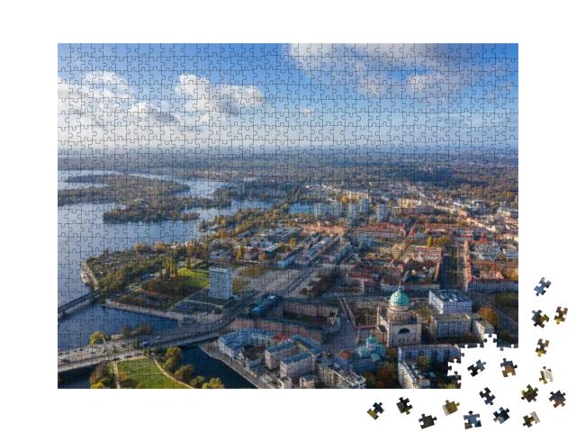 Puzzle 1000 Teile „Luftbildansicht über Potsdam, Deutschland“