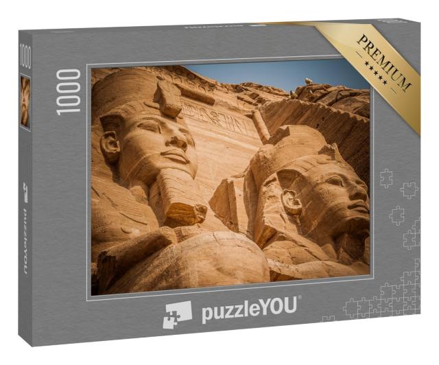 Puzzle 1000 Teile „Bildnisse von Pharaonen, Abu Simbel, Ägypten“