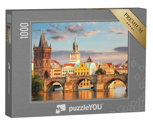Puzzle 1000 Teile „Prag - Karlsbrücke, Tschechische Republik“