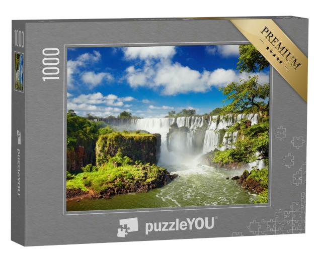 Puzzle 1000 Teile „ Iguazu-Wasserfälle an der brasilianischen und argentinischen Grenze“
