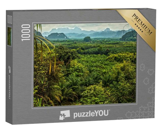 Puzzle 1000 Teile „Regenwaldlandschaft in Thailand“