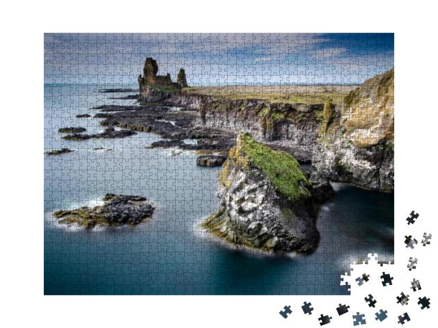 Puzzle 1000 Teile „Meeresklippen von Snaefellsnes, Halbinsel auf Island“