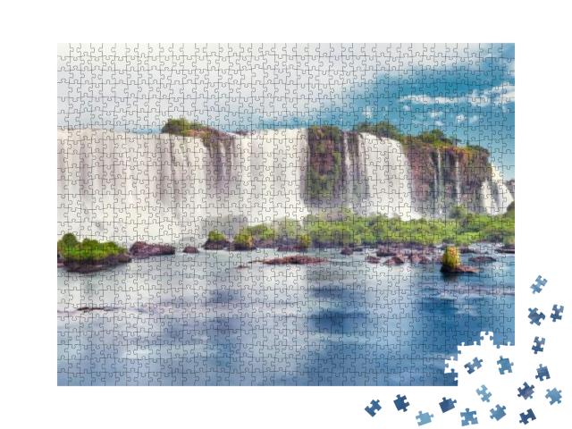 Puzzle 1000 Teile „Iguazu-Wasserfälle in Argentinien “