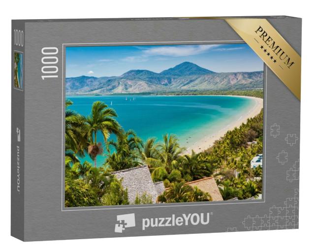 Puzzle 1000 Teile „Port Douglas Strand und Meer an einem sonnigen Tag, Queensland, Australien“