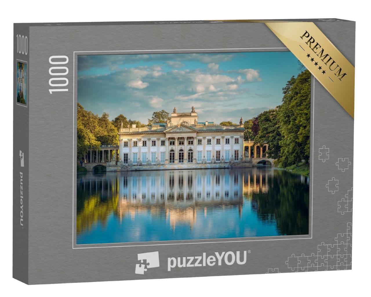 Puzzle 1000 Teile „Königlicher Palast im Lazienki Park, Warschau, Polen“