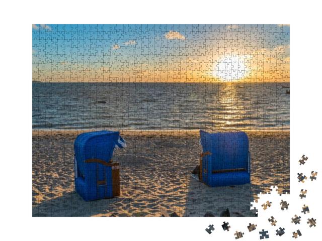 Puzzle 1000 Teile „Strand auf Föhr“