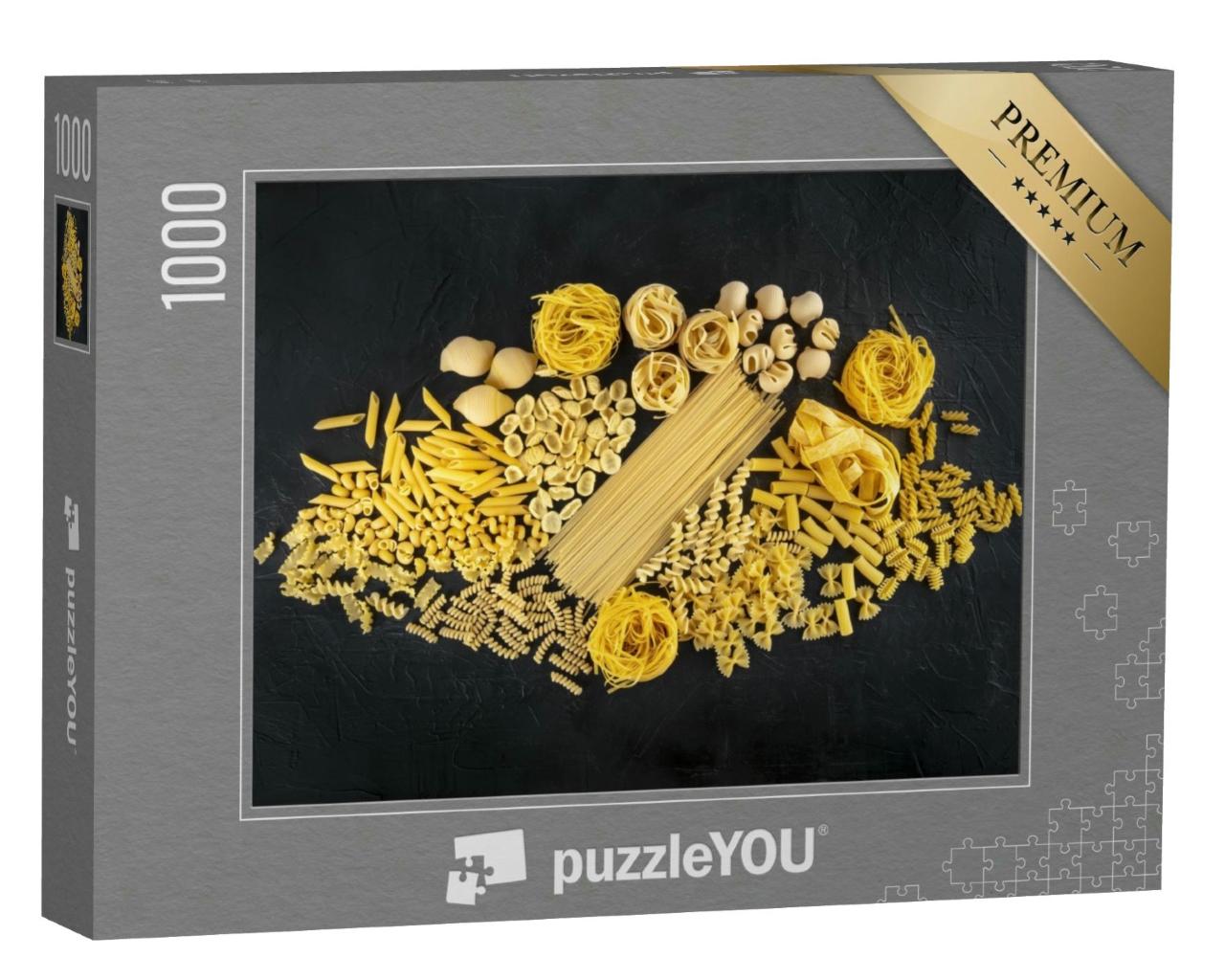 Puzzle 1000 Teile „Italienische Nudelauswahl“