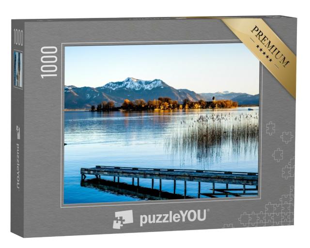 Puzzle 1000 Teile „Der berühmte Chiemsee in Bayern, Deutschland“